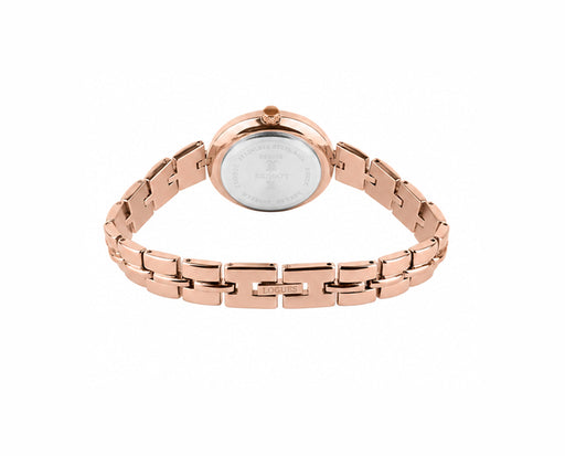 Logues | L 6262 WM-02 Logues Quartz Analogue Silver Dial Rose Metal Strap Watch For Women
