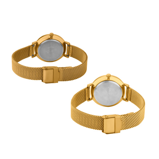 Logues Couple Analog Watch Set for Him & Her | P 3531 YZ-02