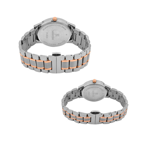 Logues Couple Analog Watch Set for Him & Her | P 3524 BWM-06