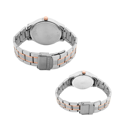 Logues Couple Analog Watch Set for Him & Her | P 3535 BWM-02