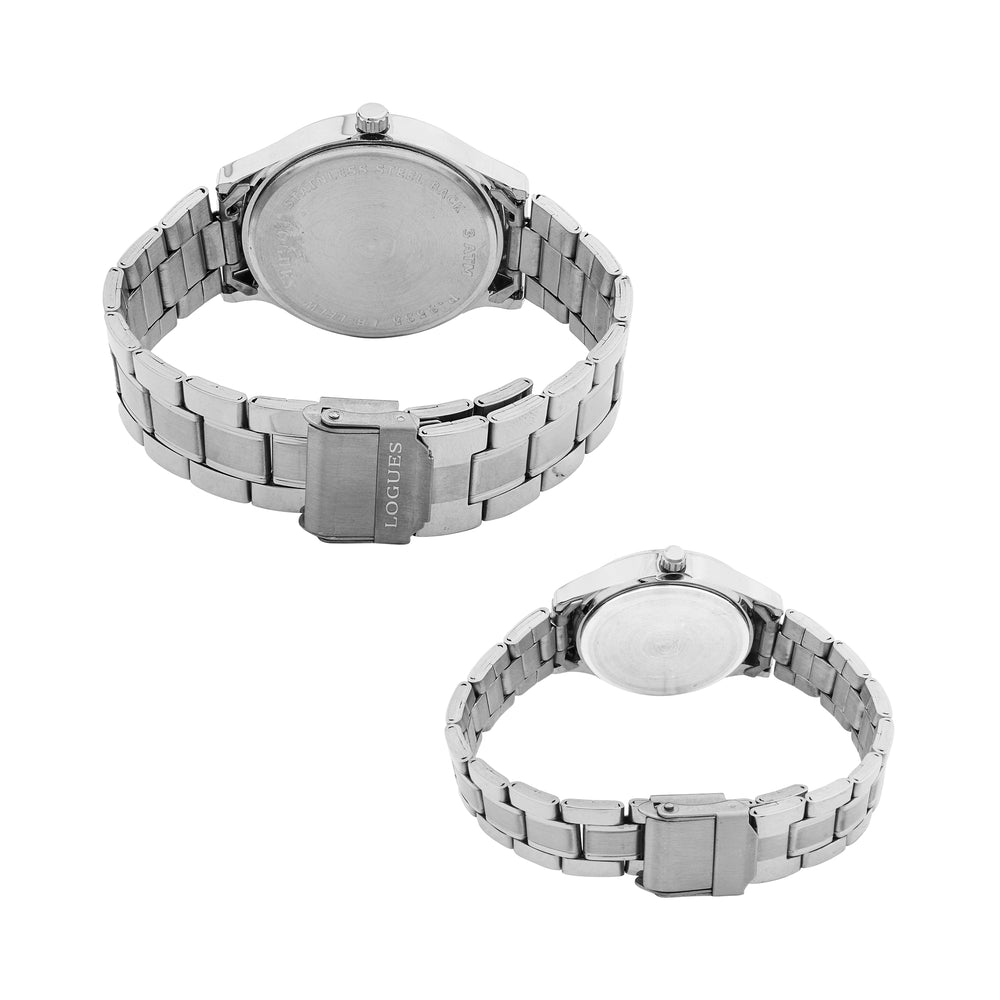 Logues Couple Analog Watch Set for Him & Her | P 3535 SM-27
