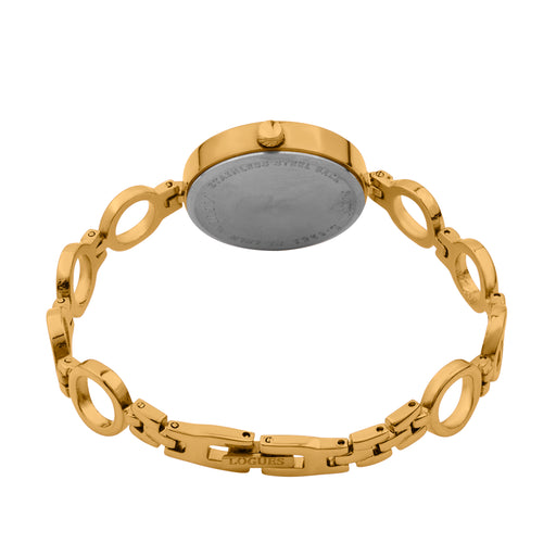 Logues | L 6251 YM-10 Logues Quartz Analogue Green Dial Gold Metal Strap Watch For Women