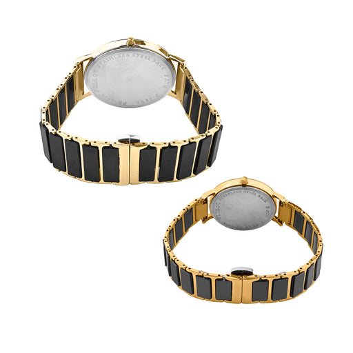 Logues Couple Analog Watch Set for Him & Her | P 3533 YNC-03