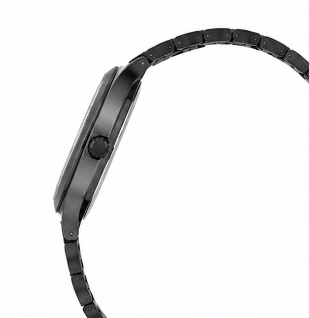 Logues | G 4188 QM-27 Logues Quartz Analogue Grey Dial Grey Metal Strap Watch For Men