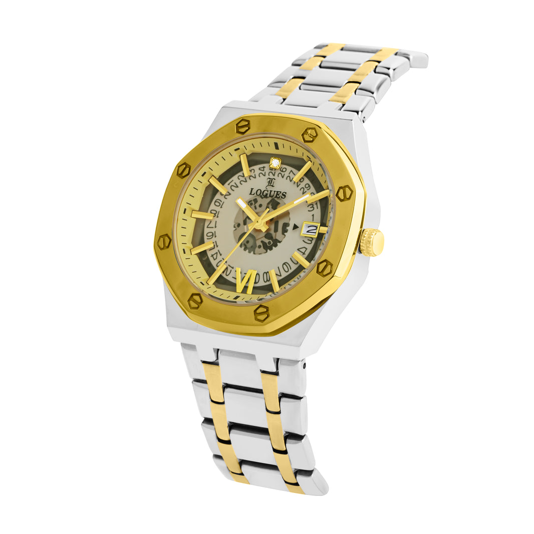 image Logues Analog Date Watch for Men | G 4178 BMD-11