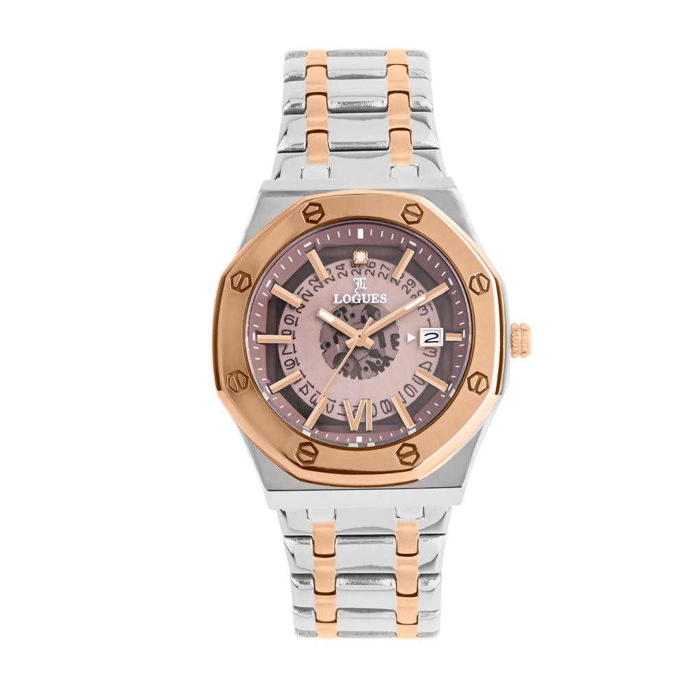Logues Analog Date Watch for Men | G 4178 BWMD-06