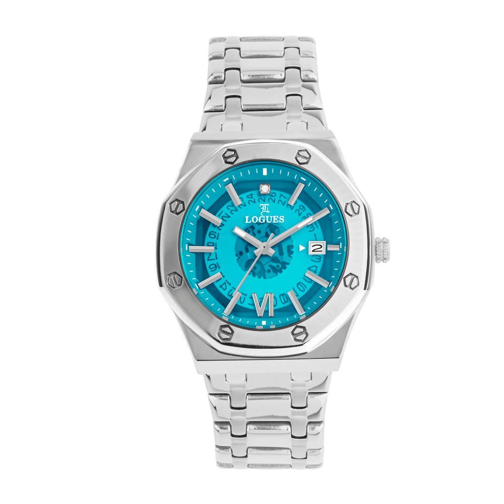 Logues Analog Date Watch for Men | G 4178 SMD-12
