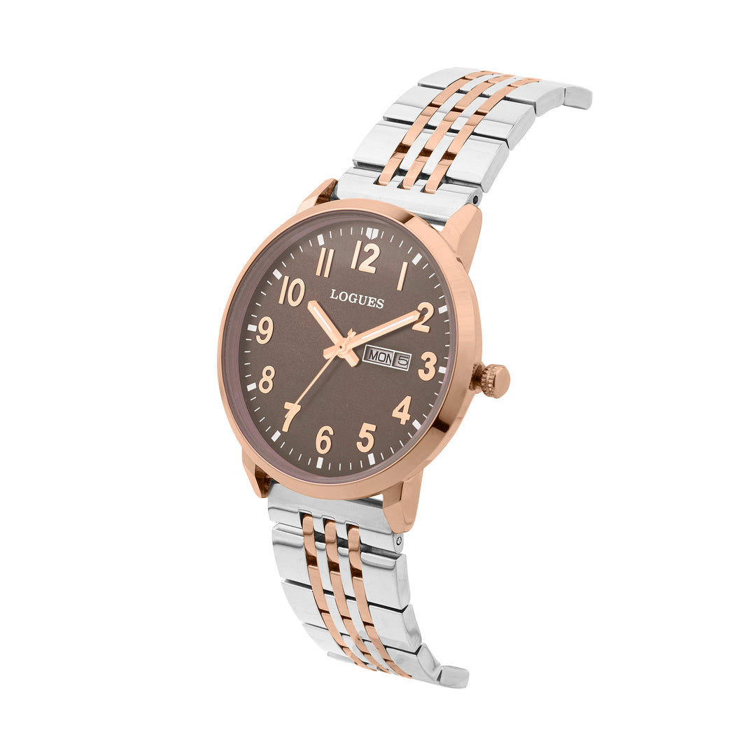 image Logues Analog Date Watch for Men | G 4191 BWMD-05