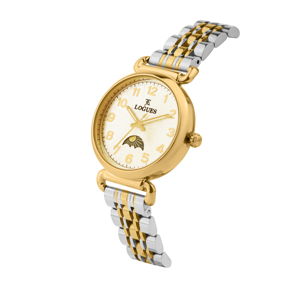 Logues Analog Date Watch for Women | L 6217 BM-02