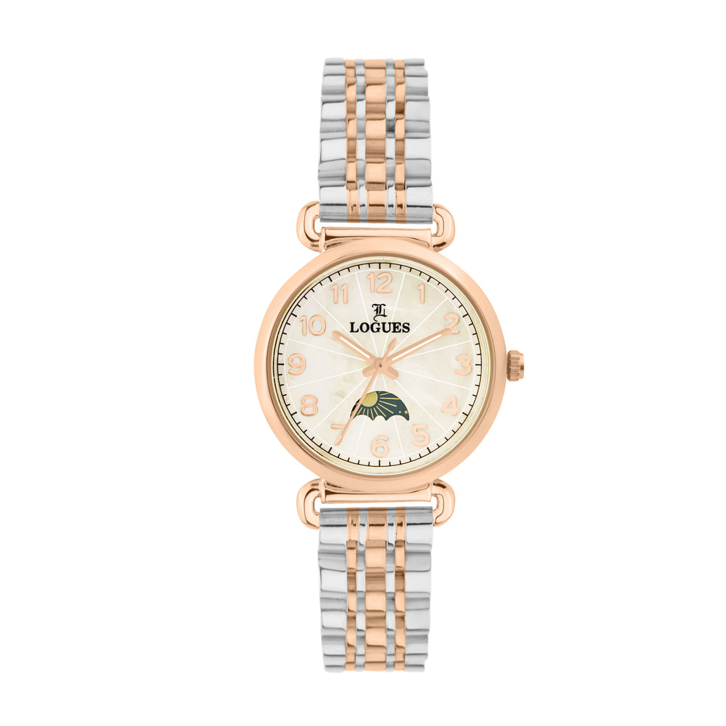 Logues Analog Date Watch for Women | L 6217 BWM-02