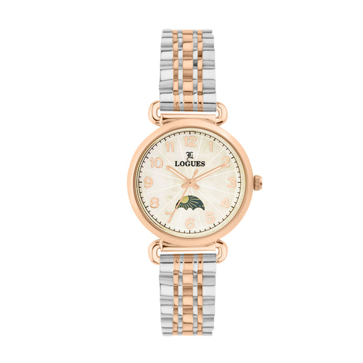 Logues Analog Date Watch for Women | L 6217 BWM-02