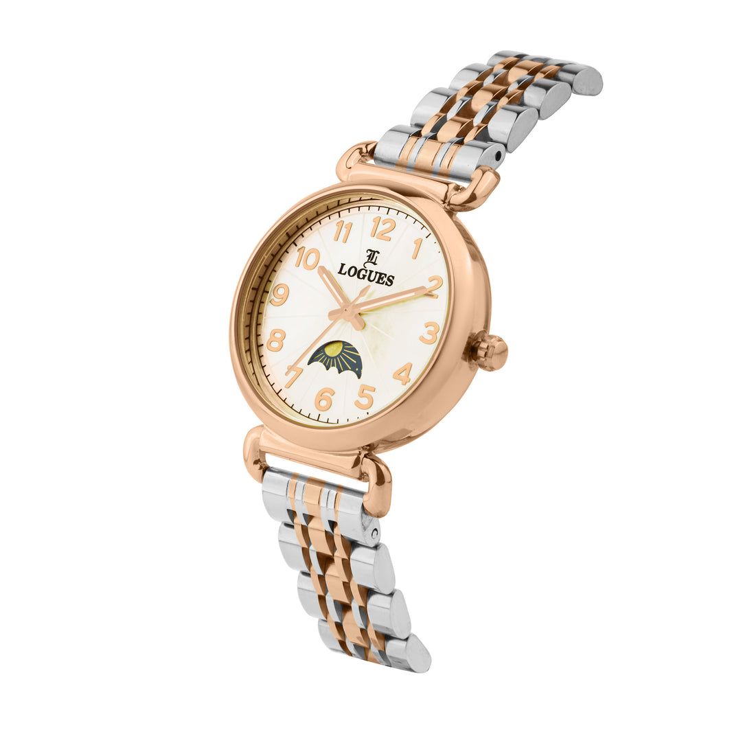 image Logues Analog Date Watch for Women | L 6217 BWM-02