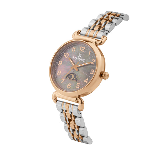 Logues Analog Date Watch for Women | L 6217 BWM-05