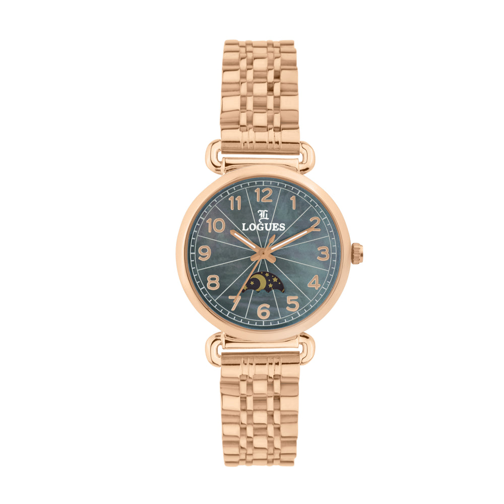 Logues Analog Date Watch for Women | L 6217 WM-04