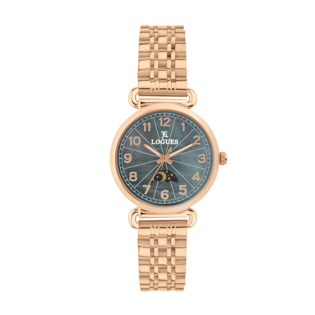Logues Analog Date Watch for Women | L 6217 WM-04