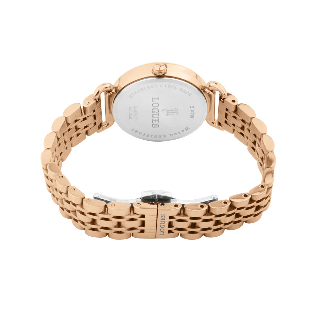 Logues Analog Date Watch for Women | L 6217 WM-04