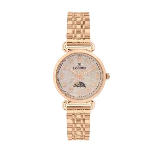 Logues Analog Date Watch for Women | L 6217 WM-06