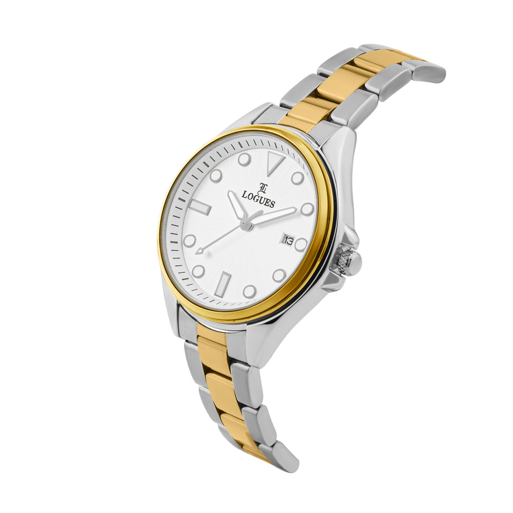 Logues Analog Date Watch for Women | L 6218 BMD-02