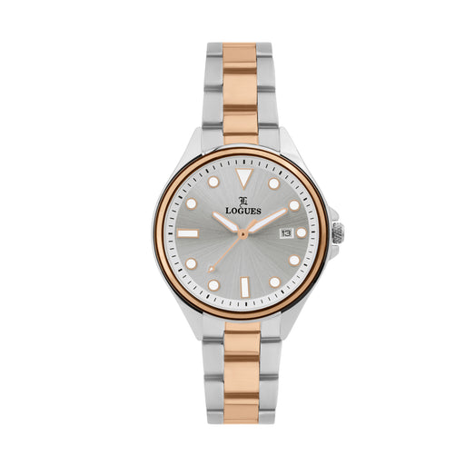 Logues Analog Date Watch for Women | L 6218 BWMD-02