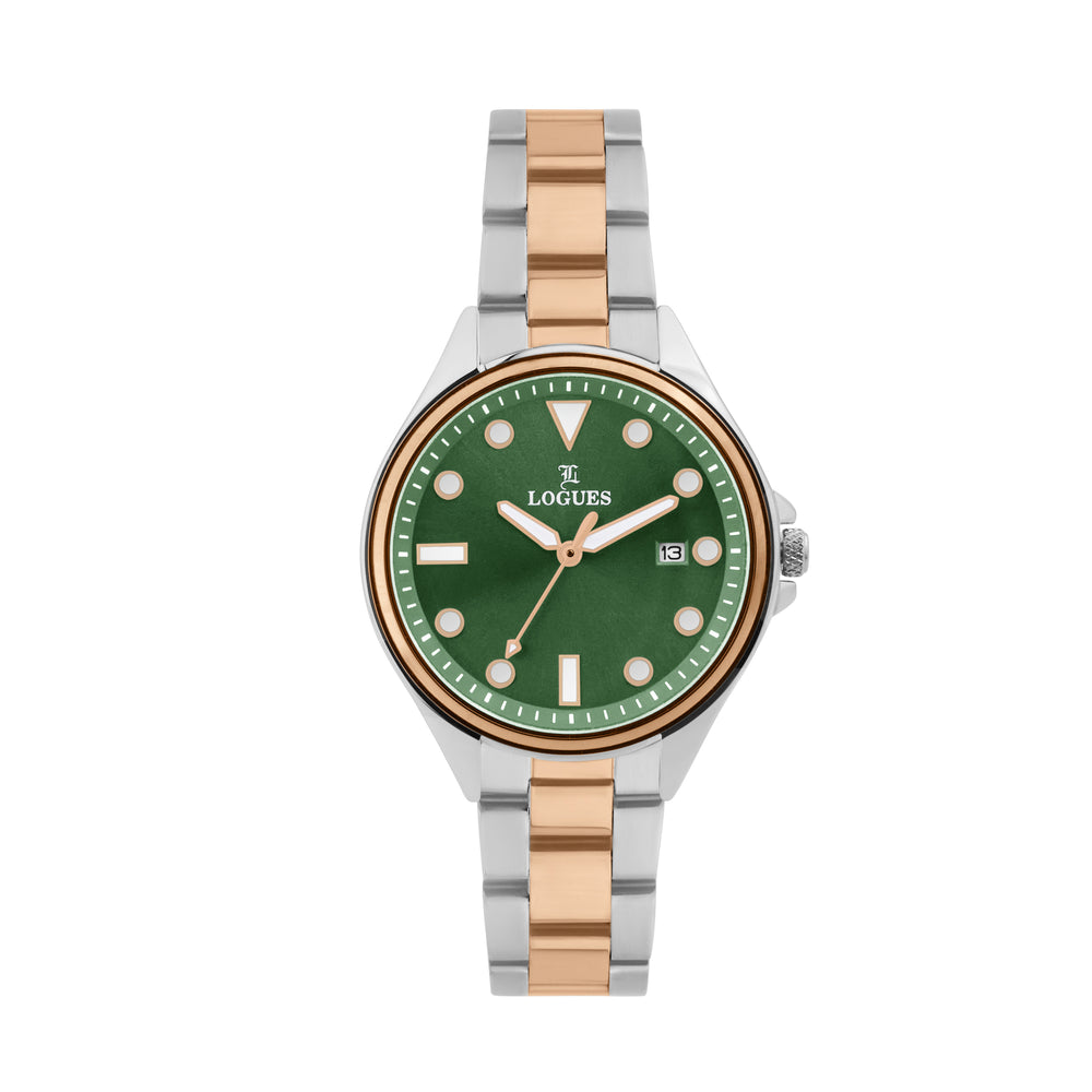 Logues Analog Date Watch for Women | L 6218 BWMD-10