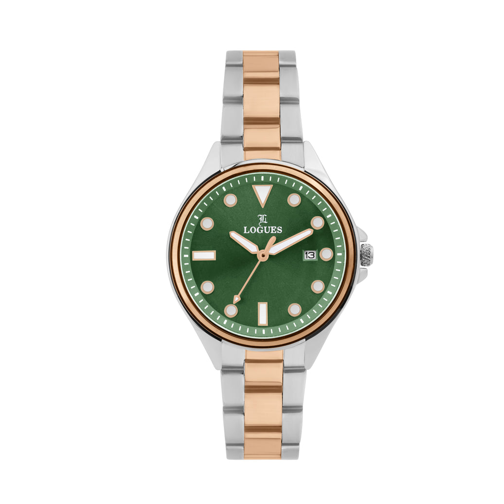 Logues Analog Date Watch for Women | L 6218 BWMD-10