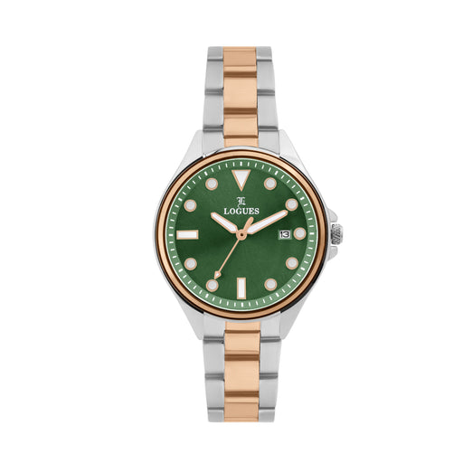 Logues Analog Date Watch for Women | L 6218 BWMD-10
