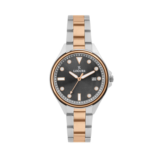 Logues Analog Date Watch for Women | L 6218 BWMD-27