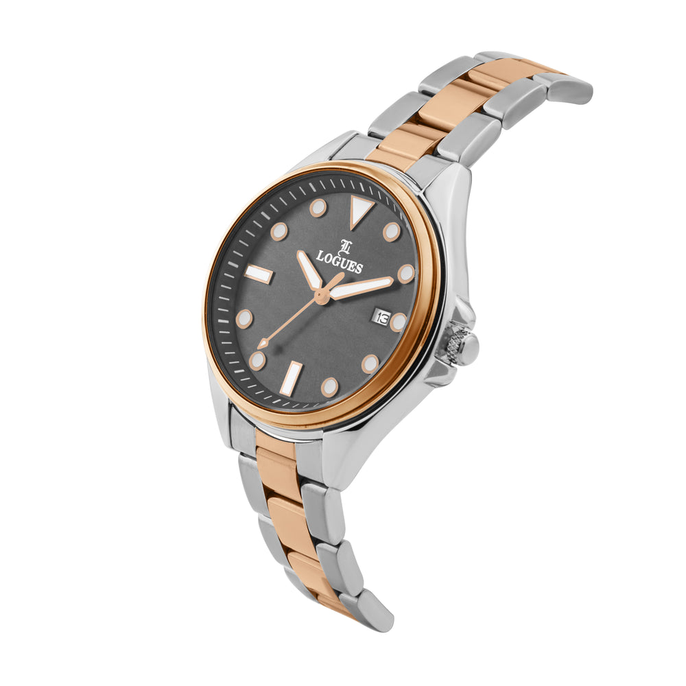 Logues Analog Date Watch for Women | L 6218 BWMD-27