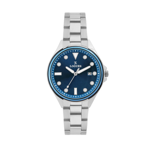 Logues Analog Date Watch for Women | L 6218 SVMD-04