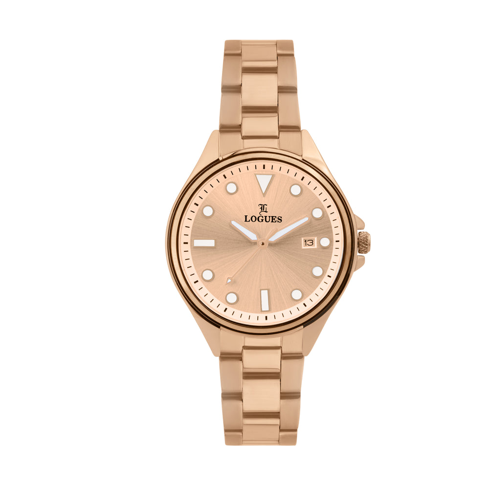 Logues Analog Date Watch for Women | L 6218 WMD-06