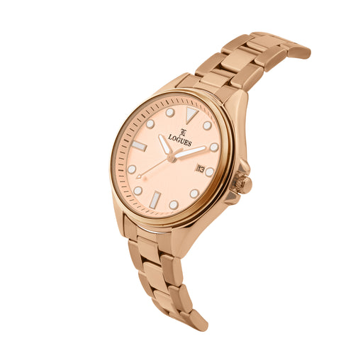 Logues Analog Date Watch for Women | L 6218 WMD-06