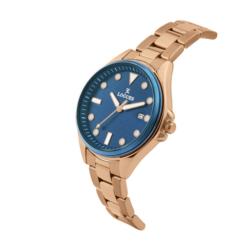 Logues Analog Date Watch for Women | L 6218 WVMD-04